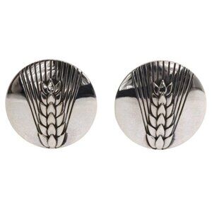 Georg Jensen Wheat Rice cuffs ＃78B Silver925 mens
